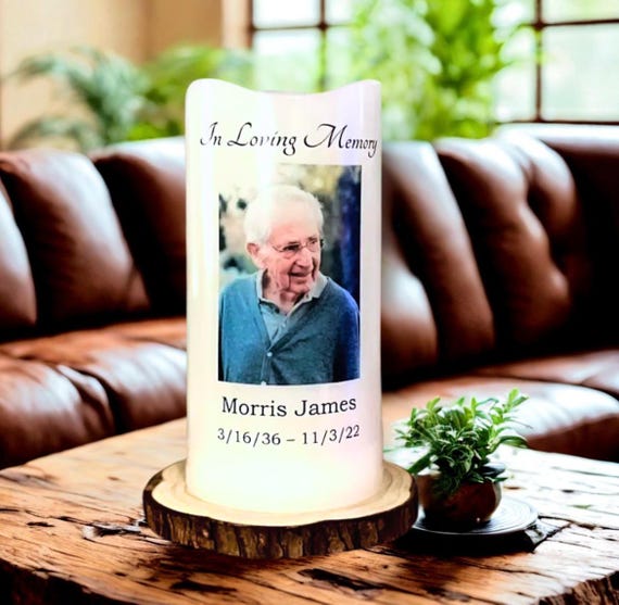 Personalized Memorial Candle — Sympathy Gift | Remembrance Candle | Funeral/Visitation Décor