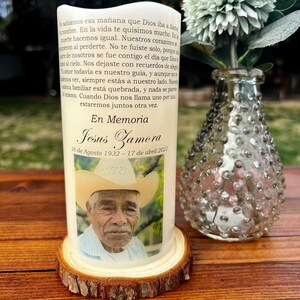 Spanish Comforting Memorial Gift, Personalized Memorial Candle, Sympathy Gift for Loss of Loved One
