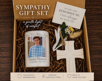Sympathy Gift Set | Memorial Candle Gift Box | Bereavement Gift | In Loving Memory | Grief Support | Remembrance Gift