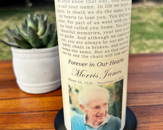 Comforting Memorial Gift, Personalized Memorial Candle, Sympathy Gift for Loss of Loved One