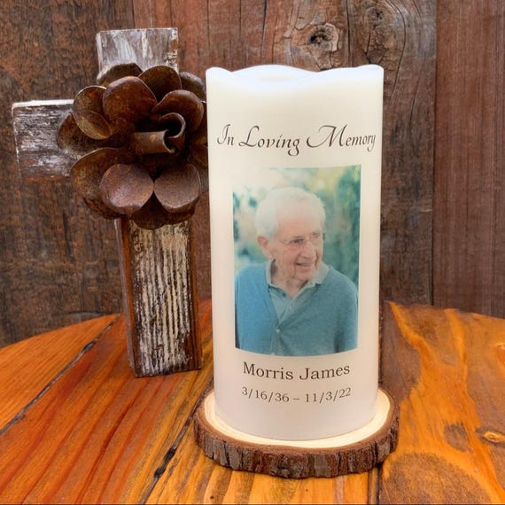 Personalized Memorial Candle, Comforting Memorial Gift, Sympathy Gift for Loss of Loved One Gift