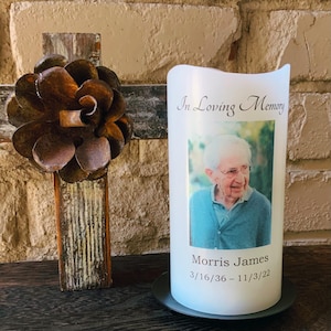 Personalized Memorial Candle, Comforting Memorial Gift, Sympathy Gift for Loss of Loved One Gift