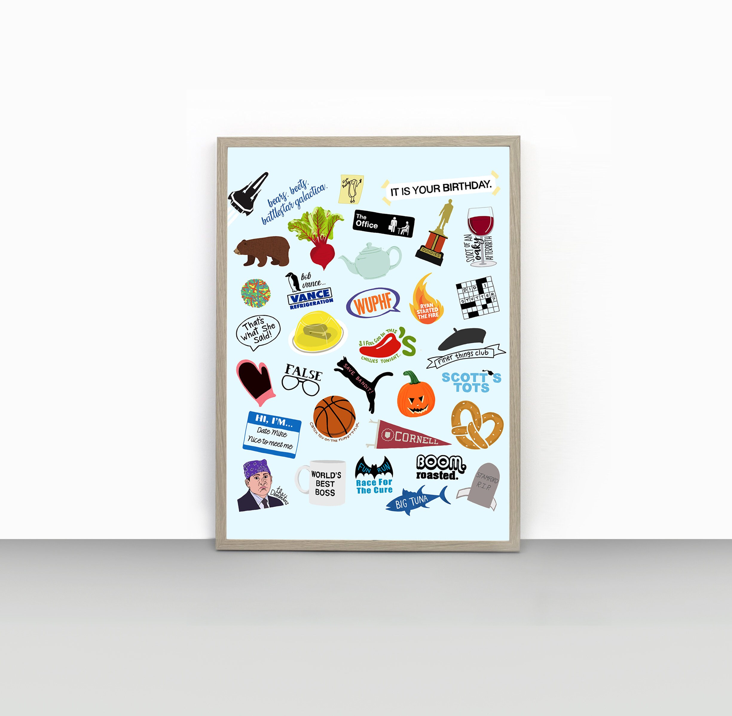 The Office Art Print PRINTABLE POSTER | Etsy