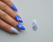 Items Similar To Baby Shower Stiletto Nails It S A Boy Nails Stick Items Similar To Baby Shower Stiletto Nails It S A Boy Nails Stick