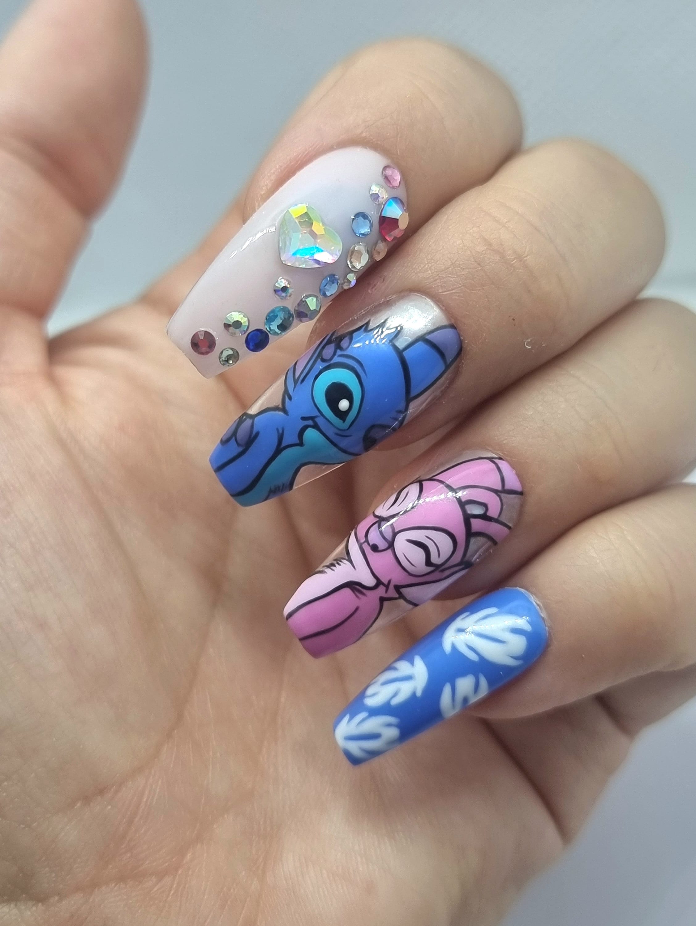 Lilo and Stitch Nail Art Stickers Transfers Decals Set of 64