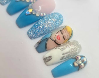 ディズニーネイル⑦ nail room ivory＊ | ディズニー ディセンダントネイル