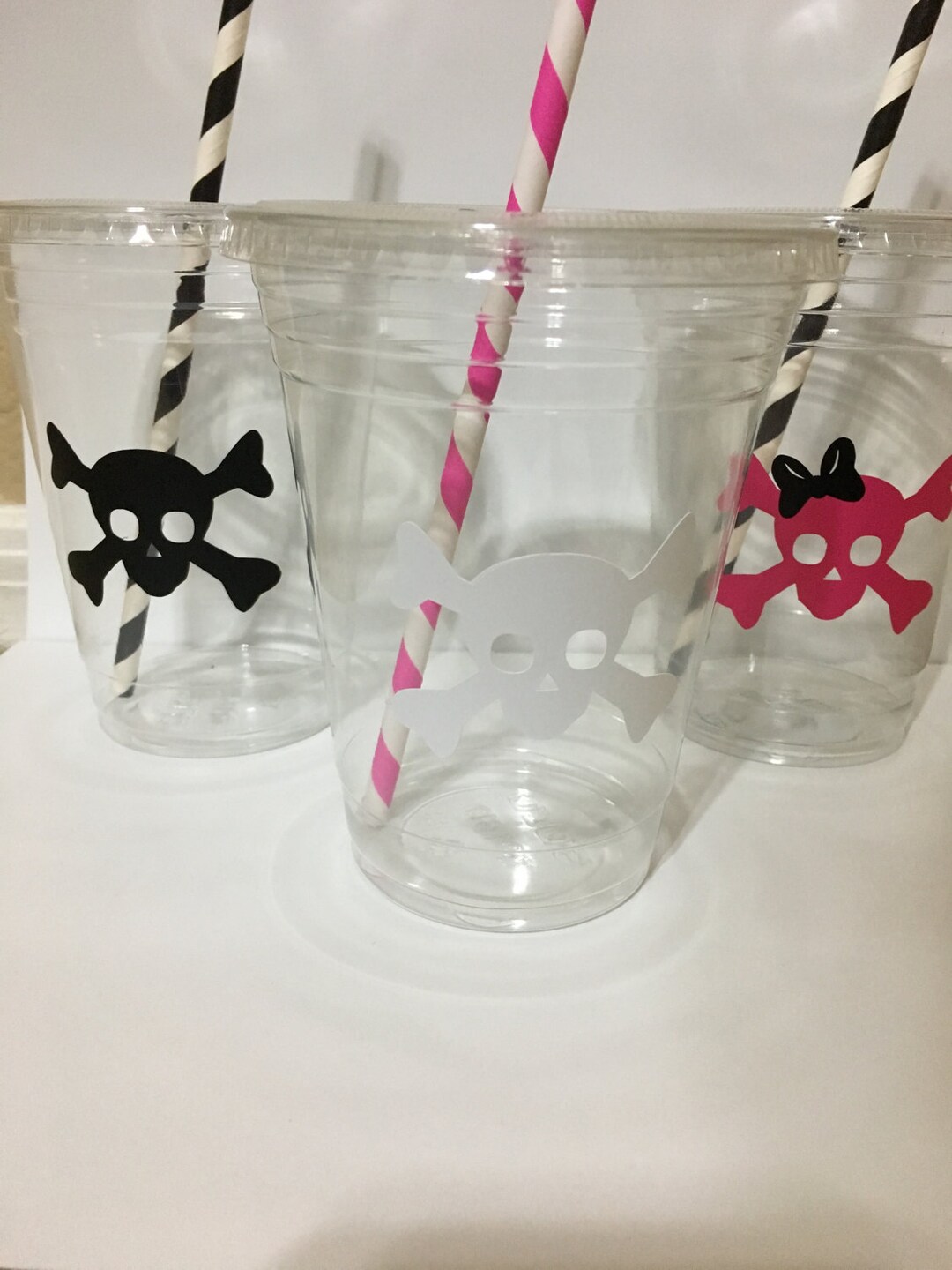 Pirate Skull Cups, Pirate Party, Skull Party, Pirate Birthday Party ...