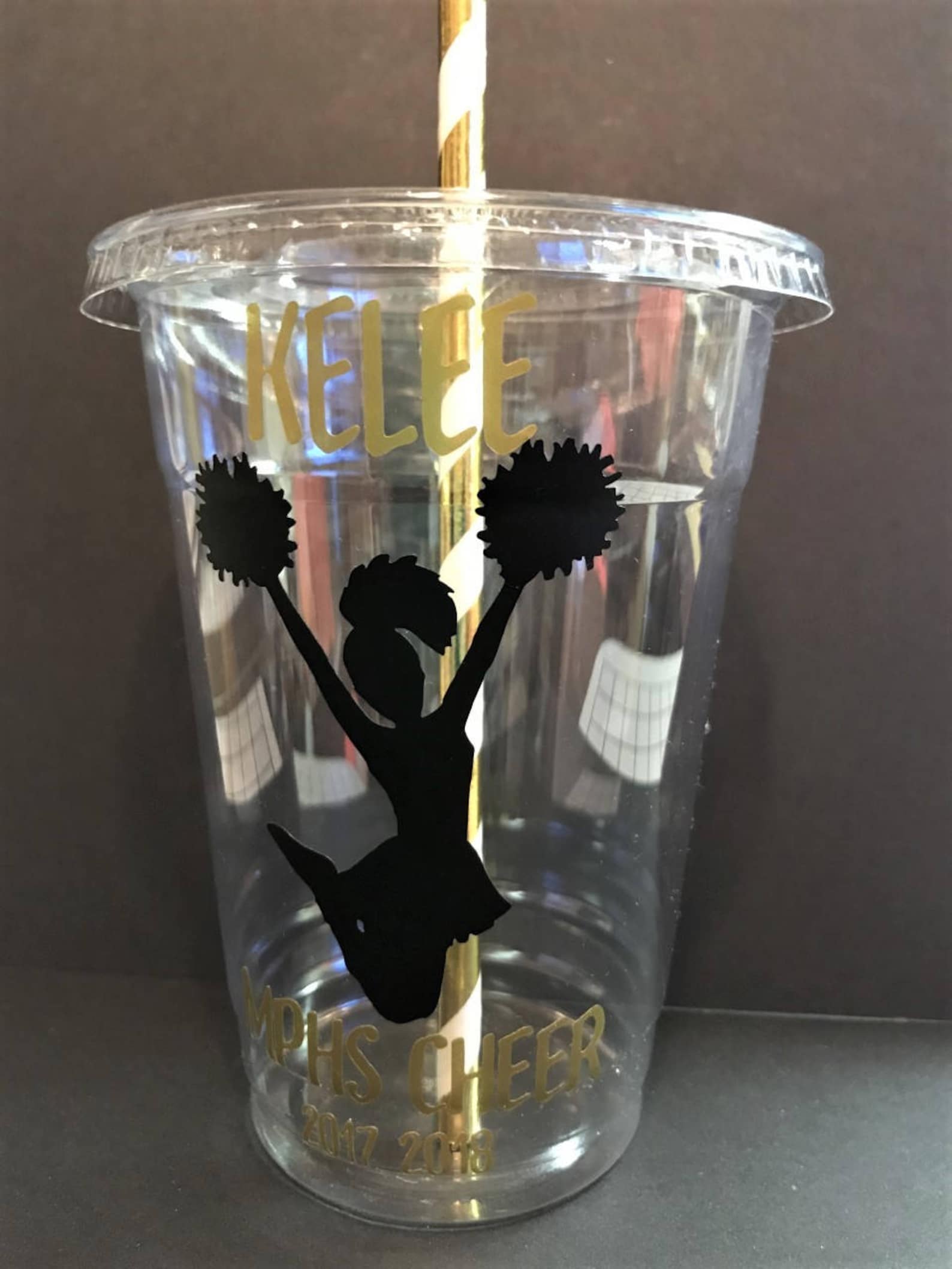 Cheerleading Party Cups Cheerleading Party Supplies Cheer - Etsy