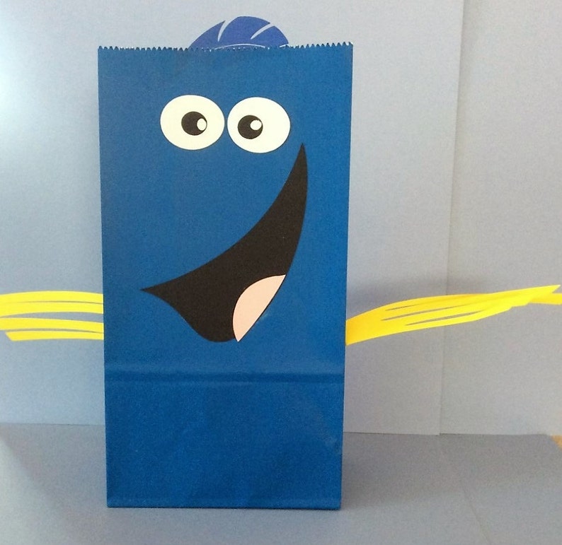 Dory & Nemo Party Bags, Treat Bags, Popcorn bags, Dory Nemo Treat Bags, Dory Nemo Popcorn Bags image 3