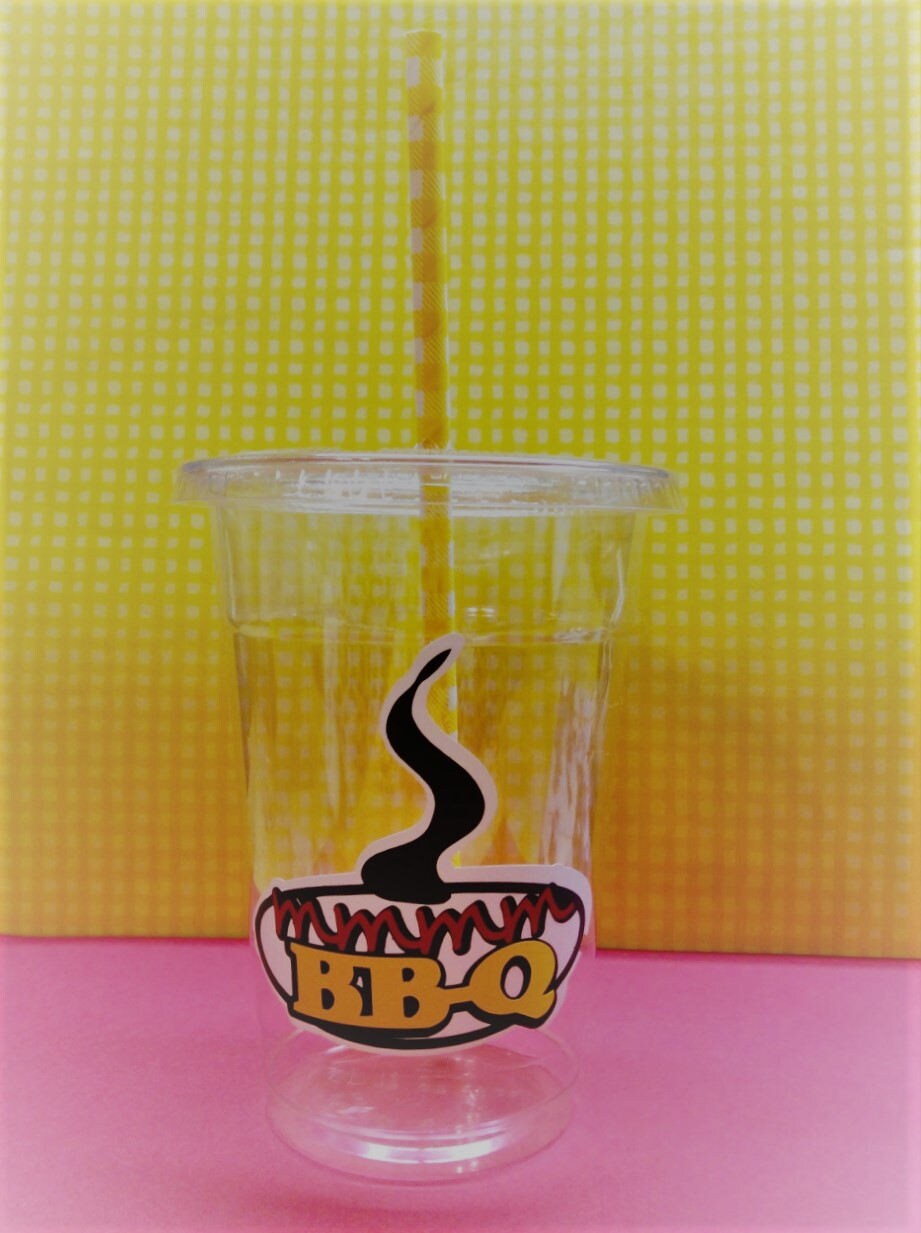 BBQ Party Cups Etsy