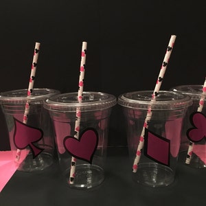 Casino Party Cups, Casino Cups, Gambling Cups, Casino Inspired Party Cups,  Gambling, Gambling Party Cups, Birthday Party, Retiring Party