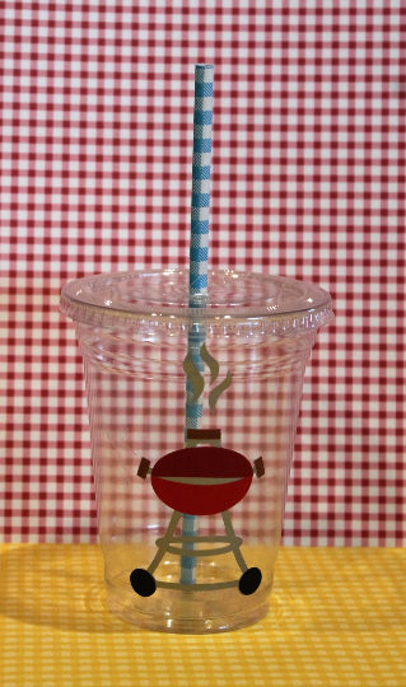BBQ Party Cups Etsy