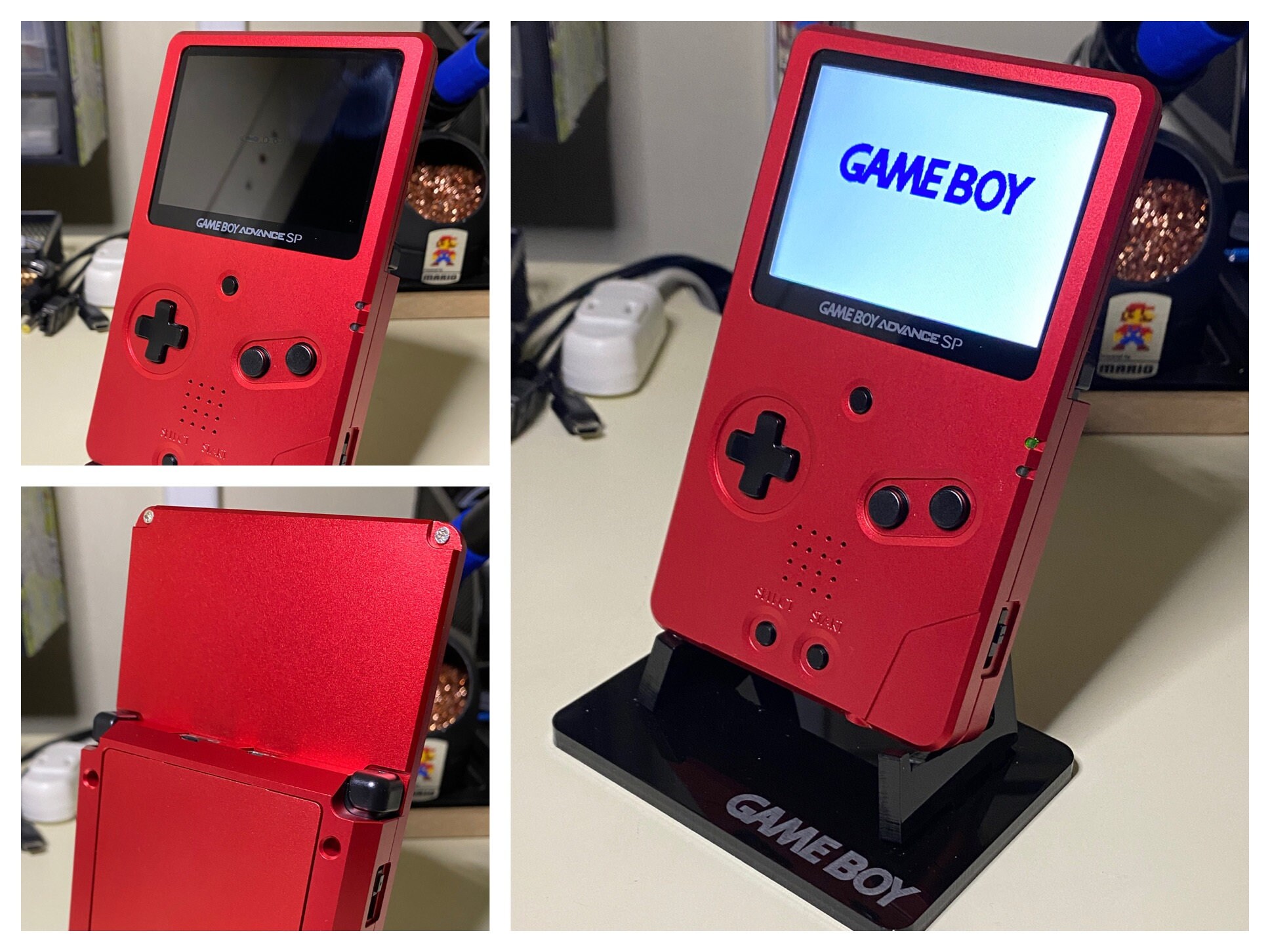 Custom Made Nintendo Gameboy Advance SP Unhinged Etsy