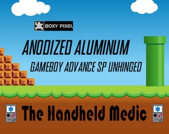 Custom Made Boxy Pixel Nintendo Gameboy Advance SP - Unhinged