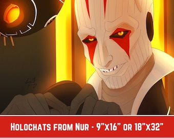 Holochats von Nur Grand Inquisitor Droid Poster 9 "x16" 18 "x32" Fine Art Prints von Rebels