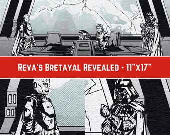Revas Betrayal Inquisitor Drawing Poster 11"x17" Fine Art Prints