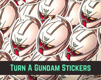 White Doll - Turn A Gundam Vinyl Stickers Decals