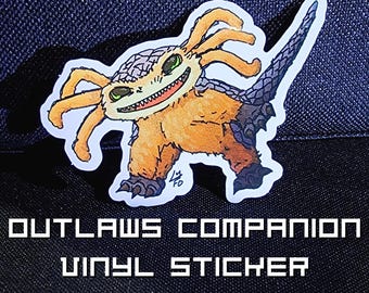 Outlaw Companion - Vinyl Stickers Durable Indoor/Outdoor Use