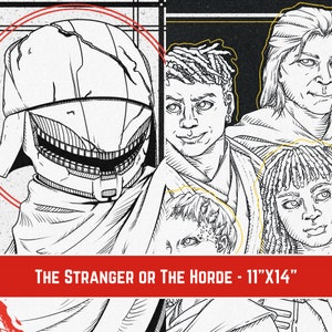 11&quot;x14&quot; Fine Art Prints Poster - The Stranger, The Horde