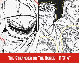 11"x14" Fine Art Prints Poster - Der Stranger, Die Horde."