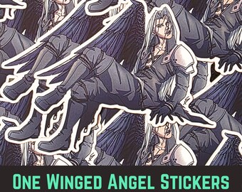 One Winged Angel - Sephiroth Final Fantasy 7 Stickers Decals