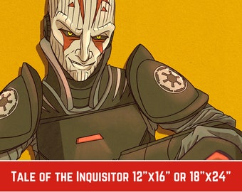 Grand Inquisitor Tales Poster 12"x16" 18"x24" Fine Art Prints from Rebels, Empire
