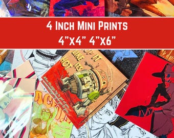 4 x 4, 4 x 6 inch minikunstafdrukken Ansichtkaarten Inquisitor Rebels Clone Wars Prequels en meer