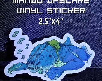 Mando Daycare - Vinyl Stickers Durable Indoor/Outdoor Use