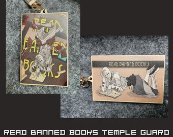 XL Rebels Clone Wars Temple Guard Inquisitor Banned Books Double Sided Synthetic Wood Keychains