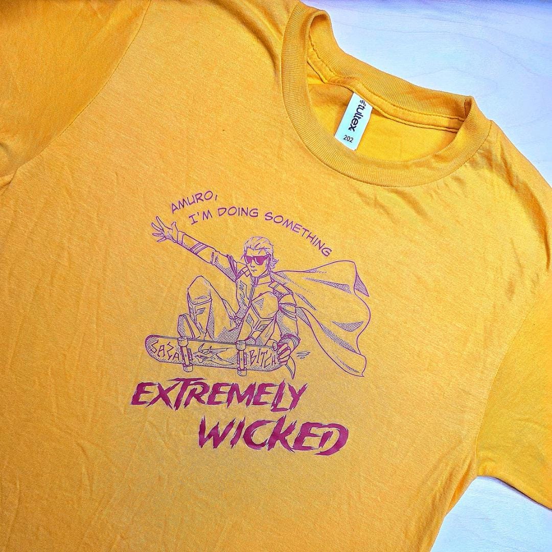 Extreem slecht T-shirt Char Aznable Gundam