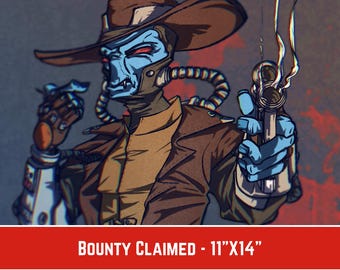 Bounty anspruchsvoll Bane Poster 11x14 Fine Art Prints - Clone Wars Bad Stapel Zeichnung