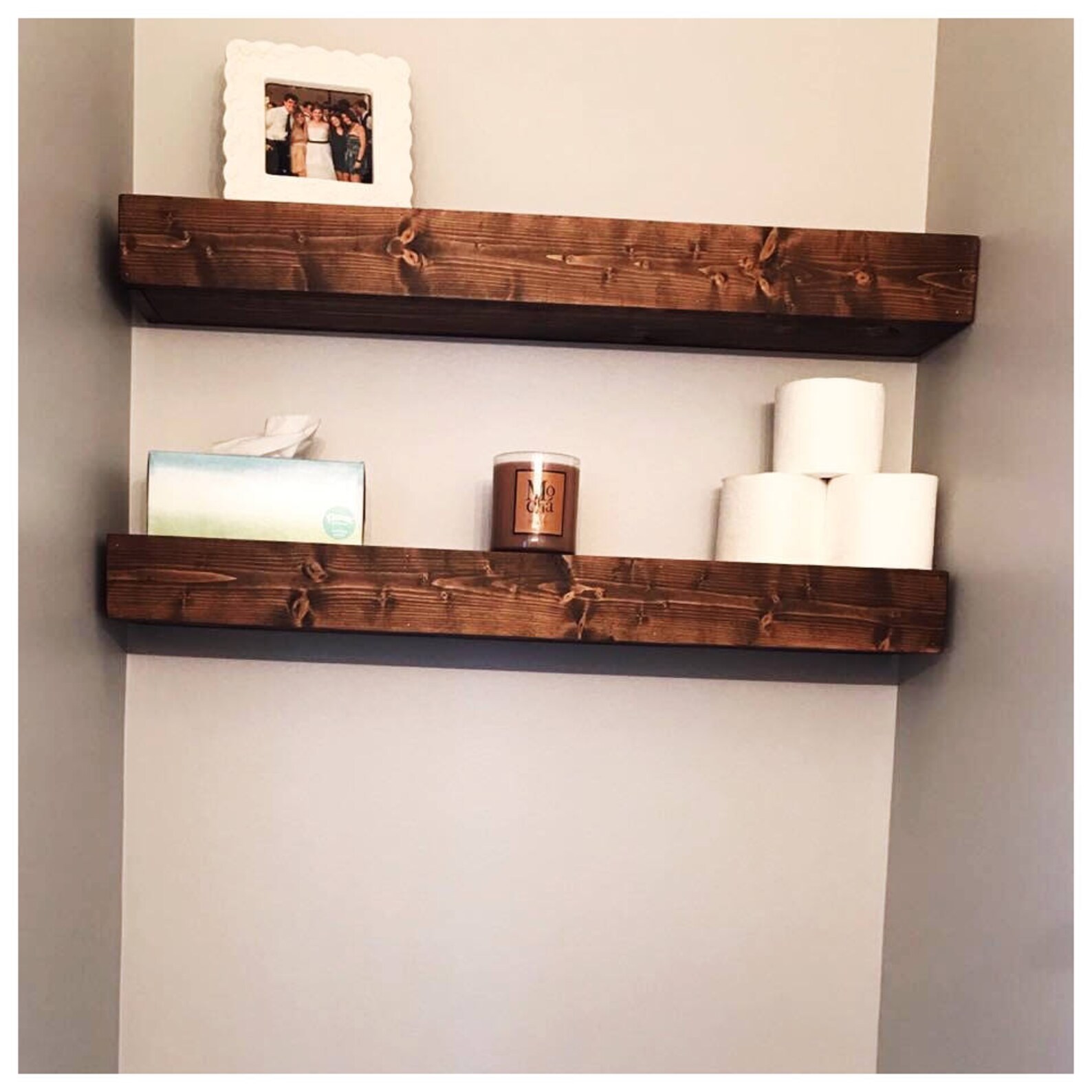 Shelby Shelf / Farmhouse Style Floating Shelf / Floating Shelf Etsy