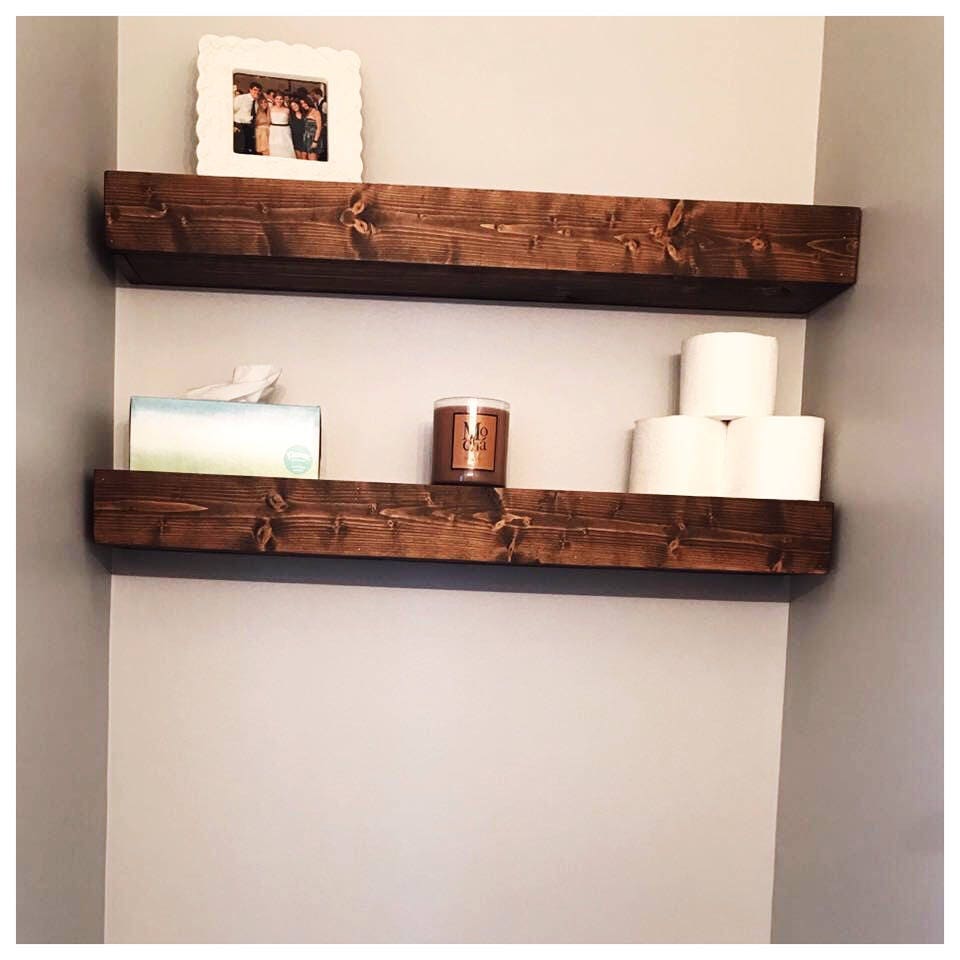 Shelby Shelf / Farmhouse Style Floating Shelf / Floating Shelf Etsy