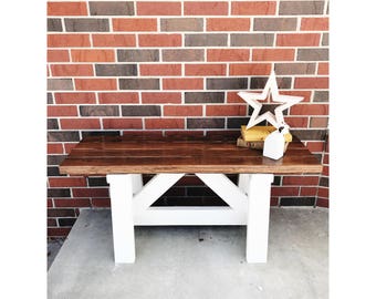 Northwest Indiana Pickup Only- NO Shipping Out of State- Boone Farmhouse Style Bench