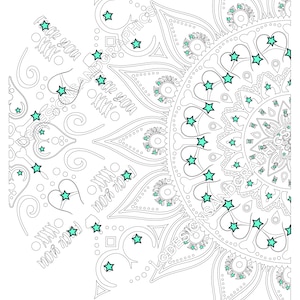 Cuss Words Mandala svg File, Explicit Language (jpg, svg, lbrb)