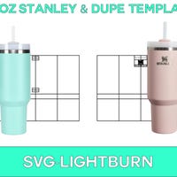 Stanley 40 Oz SVG Template - Etsy