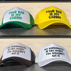 Trucker Hat Roulette Pack - Foam Trucker Hats. Unhinged funny hats. Funny Trucker hats