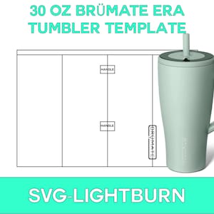 30oz BruMate Era Template for Laser Engraving SVG, Template for BruMate Cups, BruMate Tumbler SVG, BruMate Era, BruMate SVG Template