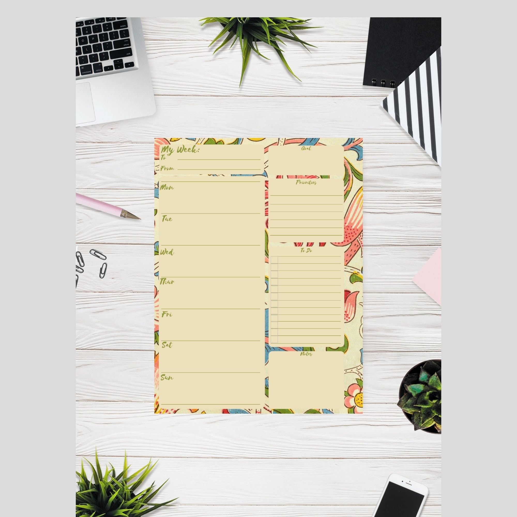Classic Happy Planner Printable Weekly Planner Refill Inserts 7x9.25 ...