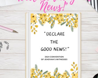 2024 Convention of Jehovah's Witnesses Digital/ Printable Notebook ...