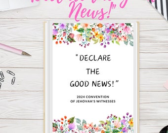 2024 Convention of Jehovah's Witnesses Digital/ Printable Notebook ...