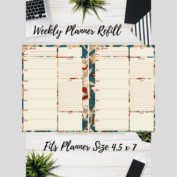 Mini Happy Planner Printable Weekly Planner Refill Inserts | Etsy