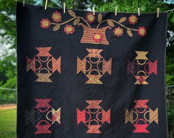 Plaid Baskets Quilt Pattern