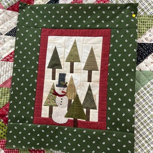 Frosty the Snowman Quilt Pattern - INSTANT DOWNLOAD