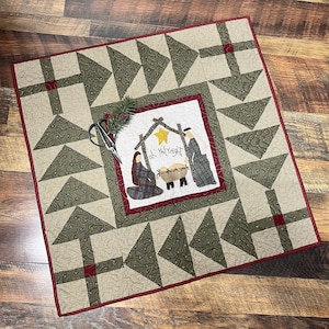 The Nativity Quilt Pattern - INSTANT DOWNLOAD