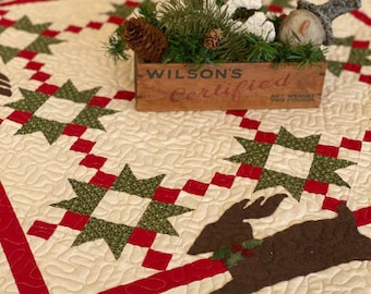 Reindeer Fly Quilt Pattern - INSTANT DOWNLOAD