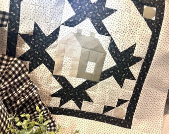 Starlight Cottage Quilt Pattern - INSTANT DOWNLOAD