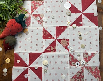 Cranberry Fields - Block SEVEN - INSTANT DOWNLOAD