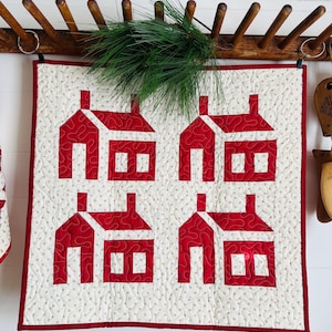Strawberry Cottages Quilt Pattern