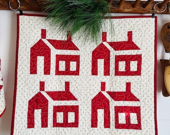 Strawberry Cottages Quilt Pattern